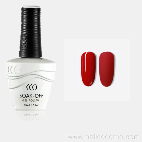 CCO brand High Quality 120 colors Private label rich pigment soak off uv gel nail polish Wholesale for Nail Art salon